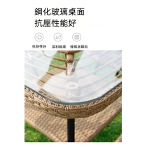 戶外學校家具桌椅藤椅小茶几組合(IS8572)