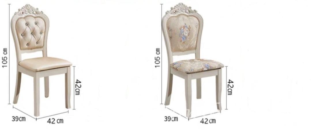 法式貴族 餐桌椅系列 120/130/140/150/160cm (IS1703)