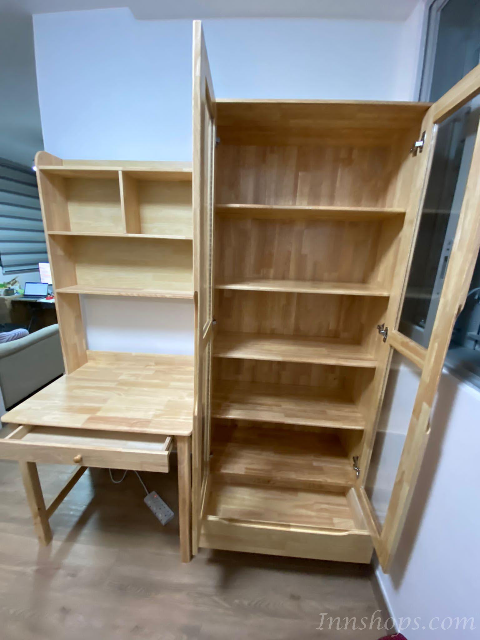 日式實木橡木 書櫃 80cm (IS6166)