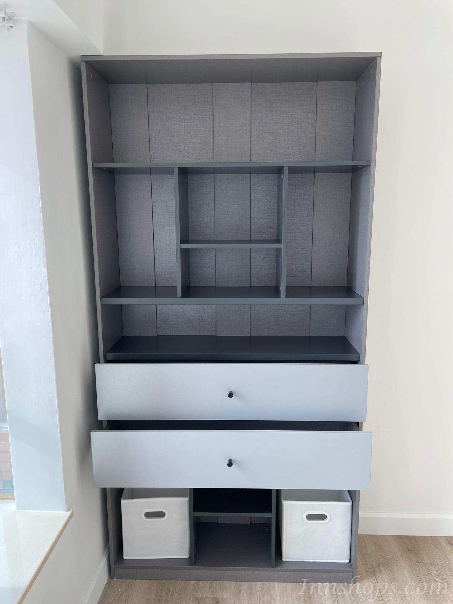 北歐多功能收納書櫃*100cm (IS7700)