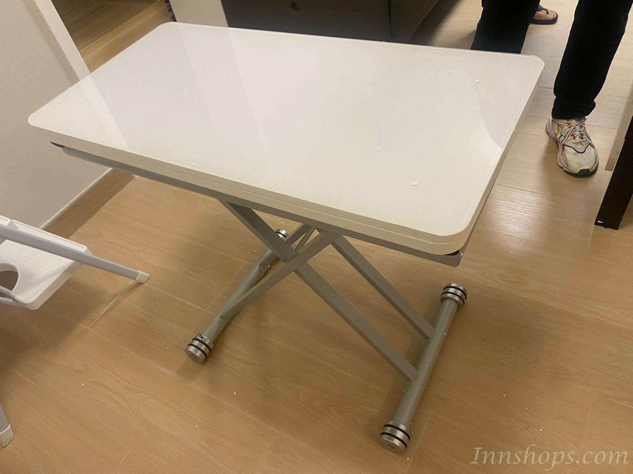 時尚系列 多功能可移動 折疊升降茶几餐桌兩用 80/90/100cm (IS8261)hold