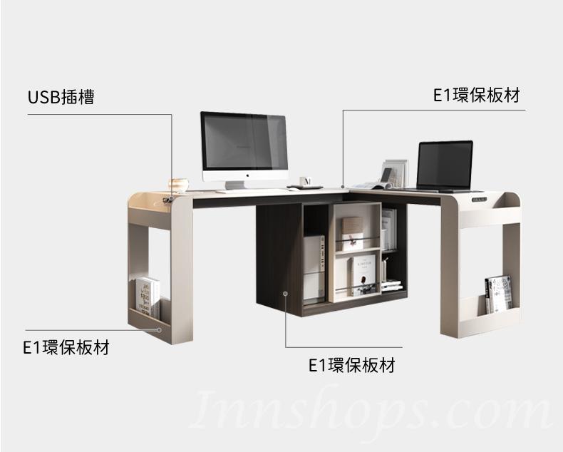 北歐 轉角 單人雙人 書枱 電腦枱120/140/160cm (IS8600)