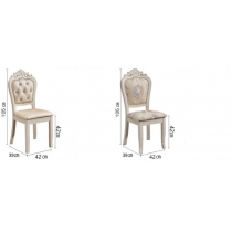 法式貴族 餐桌椅系列 120/130/140/150/160cm (IS1703)