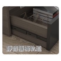北歐品味系列 多用途儲物床架配邊櫃 120/150 x 209.5(不包床褥) (IS7589)