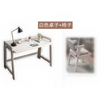 日式實木橡木系列 學校傢私可折疊書桌簡易電腦桌學習桌80cm/100cm（IS8605）