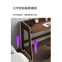 日式實木橡木系列 學校傢私可折疊書桌簡易電腦桌學習桌80cm/100cm（IS8605）