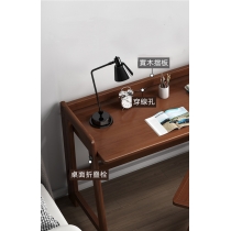 日式實木橡木系列 學校傢私可折疊書桌簡易電腦桌學習桌80cm/100cm（IS8605）
