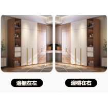 北歐 現代簡約衣櫃組合 A/B/C/邊櫃/頂櫃 80cm/60cm/120cm/40cm(IS8607)