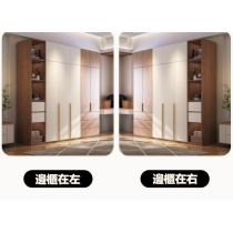 北歐 現代簡約衣櫃組合 A/B/C/邊櫃/頂櫃 80cm/60cm/120cm/40cm(IS8607)