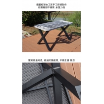 戶外傢私 休閒庭院 藤編 餐枱椅組合 140/55cm (IS8609)