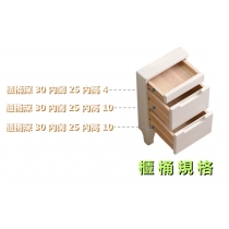 日式實木橡木系列 夾縫超窄 床頭櫃 20/25/30/35/40/45cm (IS8617)