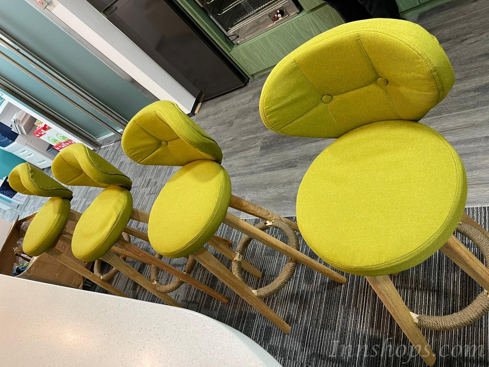 北歐 BAR CHAIR 木架款可旋轉 (IS4748)