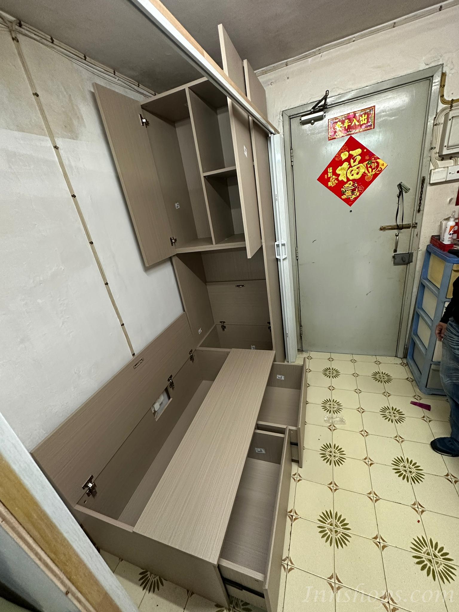 訂造 衣櫃床,可自訂呎吋(不包床褥) (IS7253)