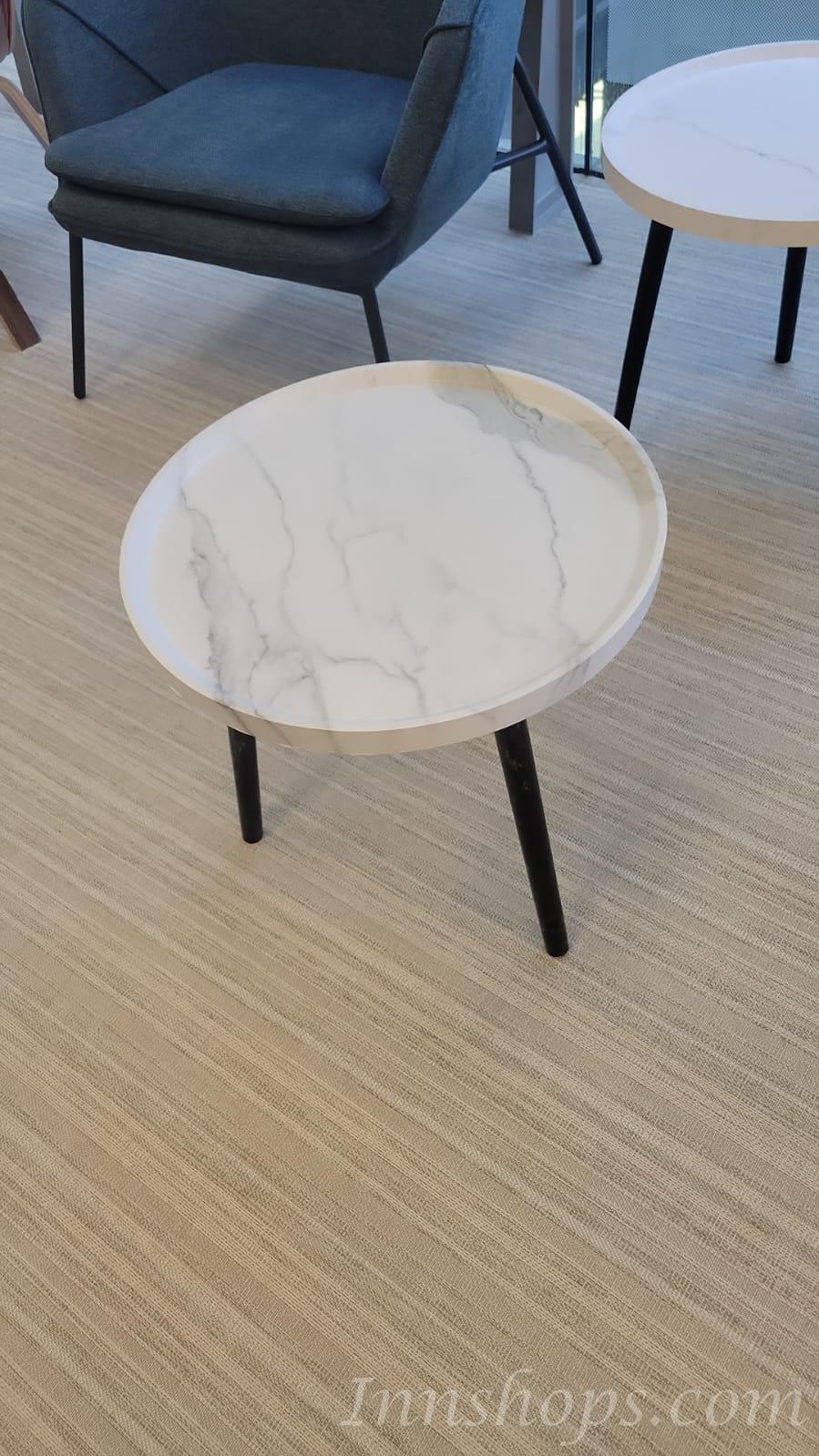 北歐創意 輕奢現代簡約茶几圓枱邊几 *40/50/60/80cm（IS7935)