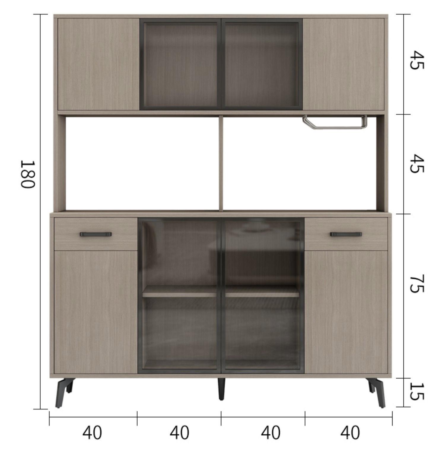 北歐格調 邊櫃 廚櫃 酒櫃 收納儲物櫃 茶水櫃 80cm/120cm/140cm/160cm(IS7949)