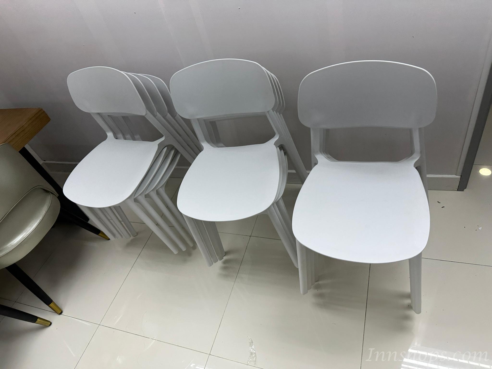 北歐格調·摩登·品味系列 學校家具椅子 簡約加厚可疊放餐椅 43cm (IS8351)
