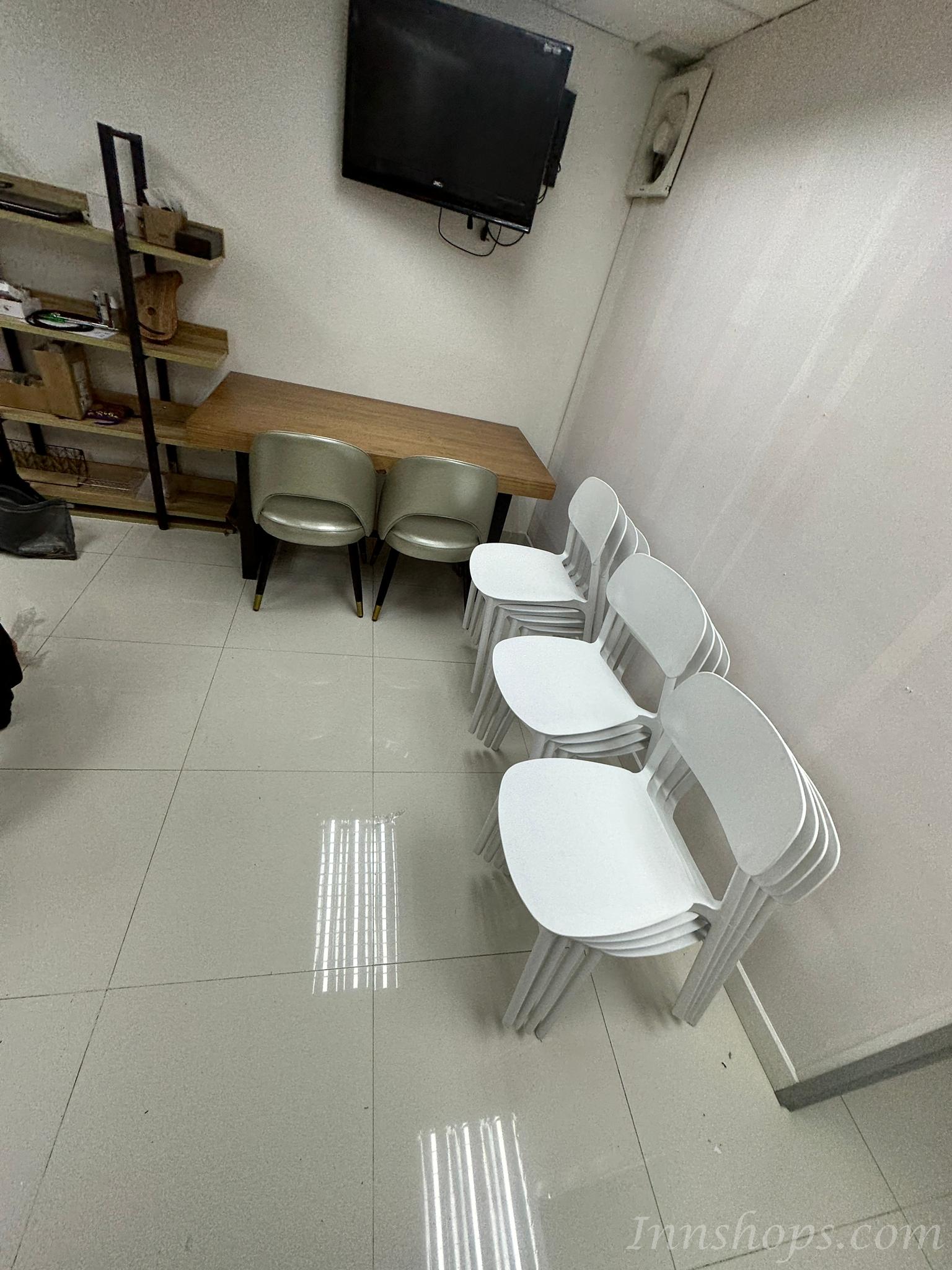 北歐格調·摩登·品味系列 學校家具椅子 簡約加厚可疊放餐椅 43cm (IS8351)