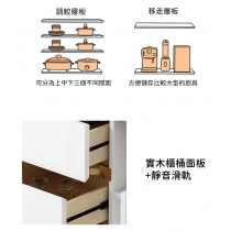 北歐 輕奢 簡約 超薄 餐邊櫃105/120/139/159cm x 29.5/40cm x95cm (IS8668)