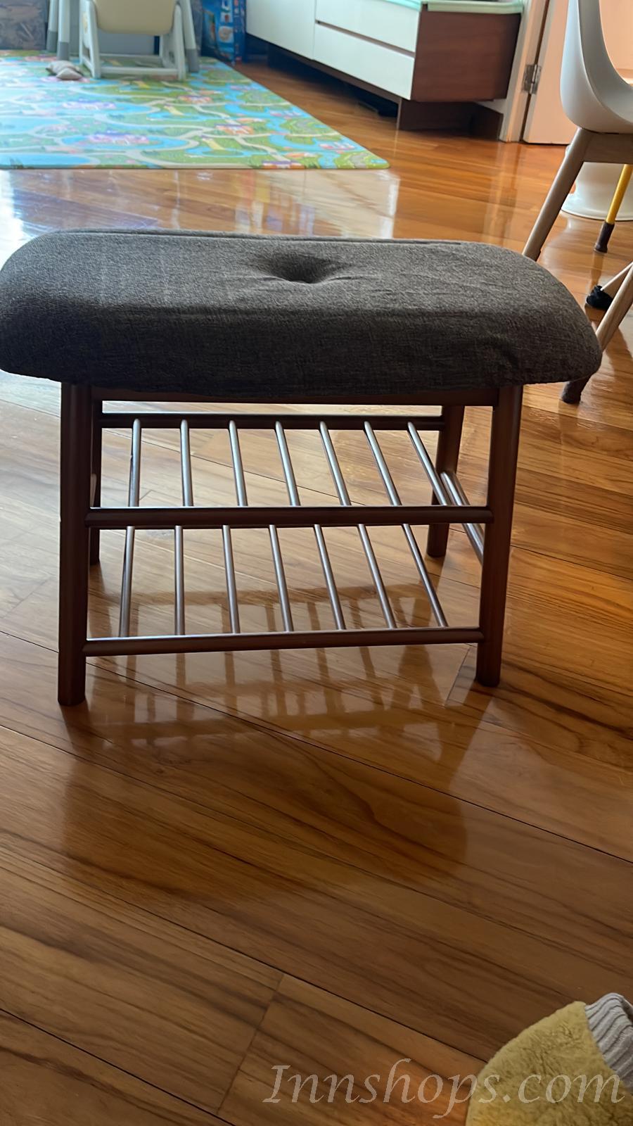 時尚楠竹 學校傢俱鞋架換鞋凳*60/90cm(IS4833)