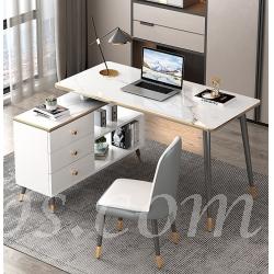 時尚 輕奢轉角L型 電腦桌 書台*120cm (IS8349)