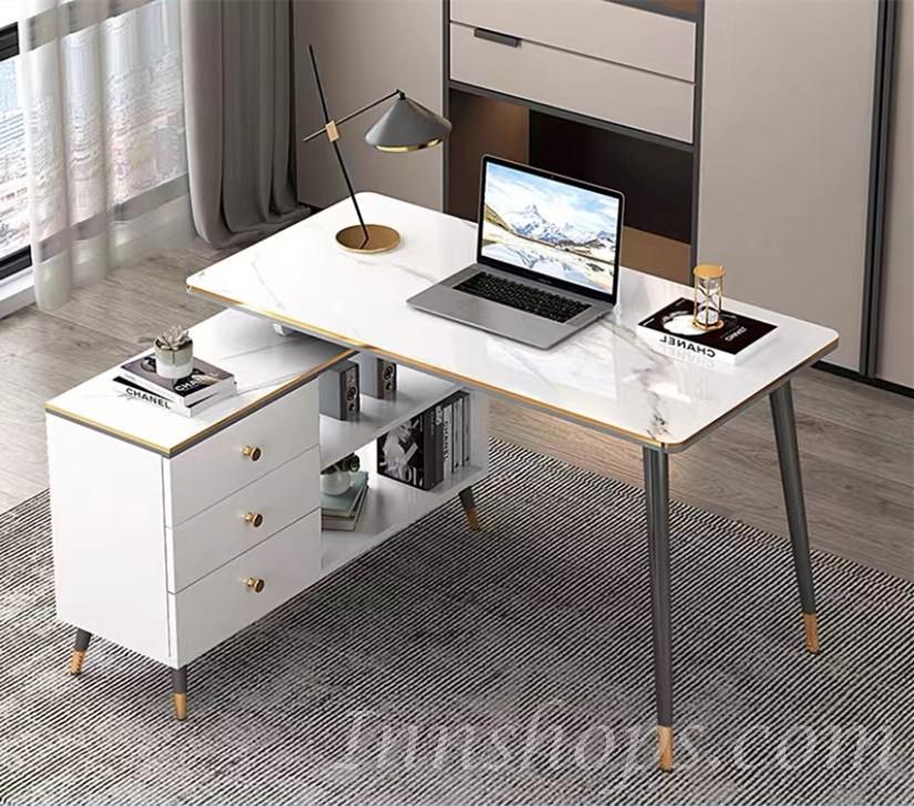 時尚 輕奢轉角L型 電腦桌 書台*120cm (IS8349)