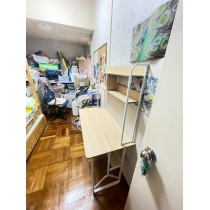 時尚系列學校傢俬 書台電腦桌書桌連書架 (IS7633)