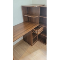 北歐摩登系列 小戶型伸縮書櫃+書桌 125cm/145cm（IS8072）