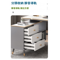 時尚 輕奢轉角L型 電腦桌 書台*120cm (IS8349)