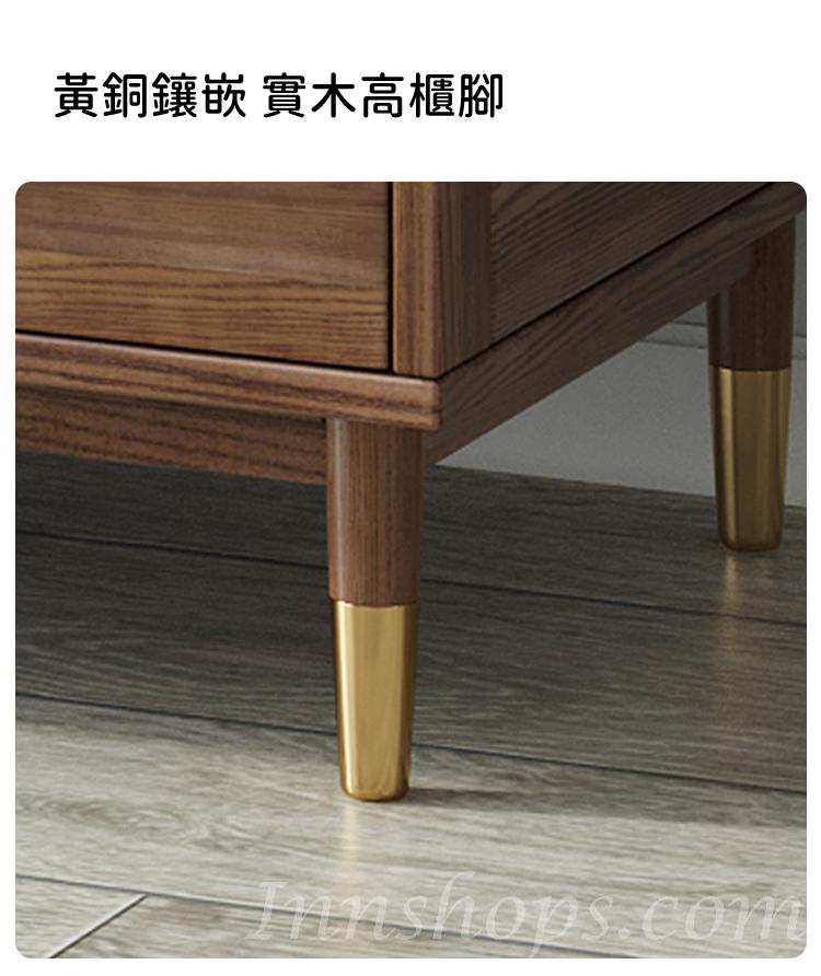 北歐實木白蠟木 雙門衣櫃 90cm (IS5233)