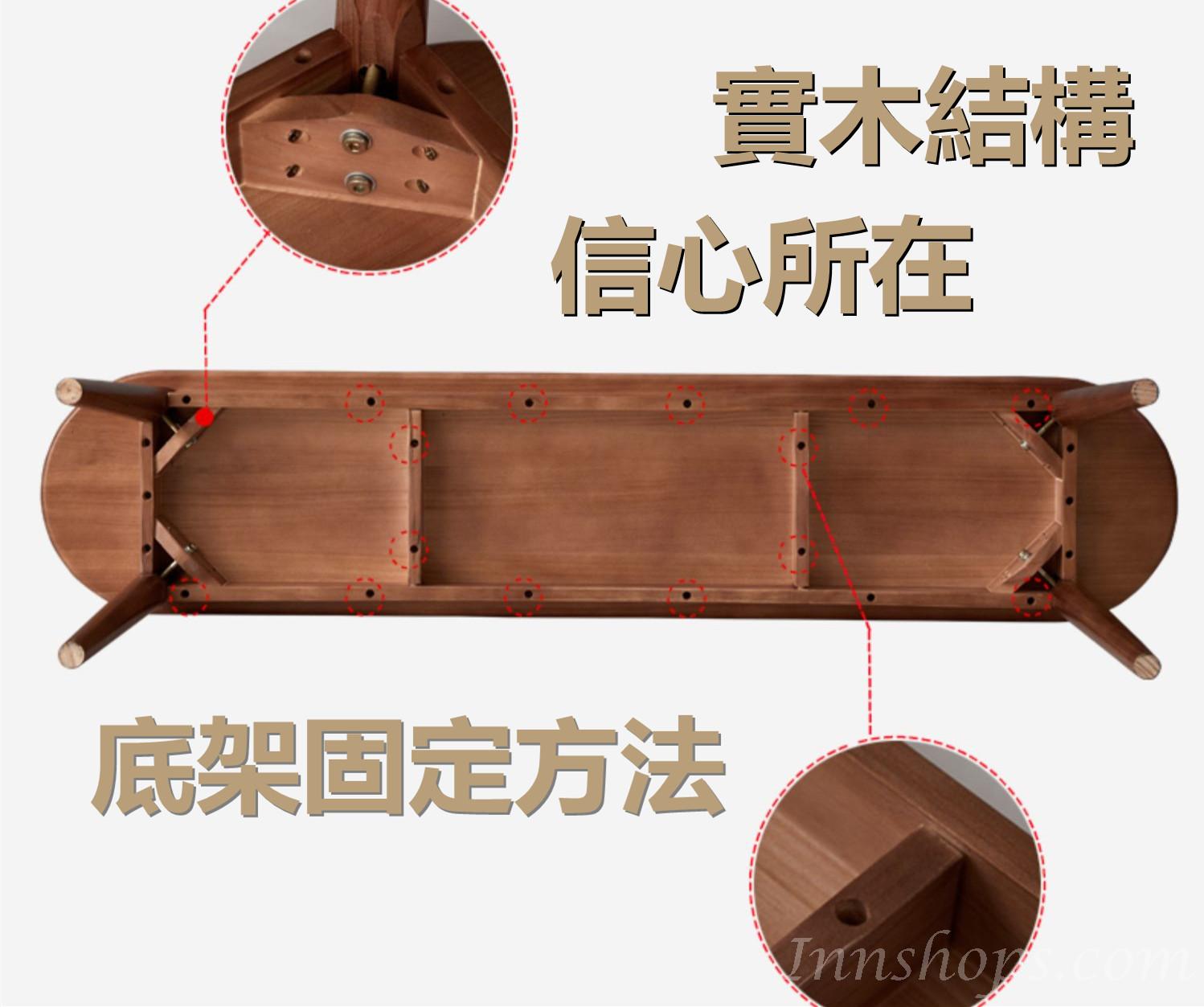 芬蘭松木 學校傢私實木長凳(可配拆洗式坐墊)100/120/140cm (IS8756)