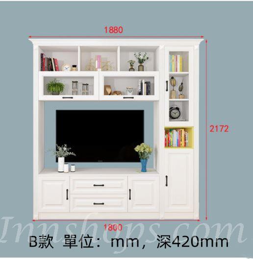 田園純白.象牙白系列 電視櫃 组合櫃180cm（IS8757）