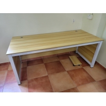 板式鐵藝現代 學校傢俱餐桌 書桌可自訂呎吋 80cm/100cm/120cm/140cm/160cm/180cm/200cm (IS5121)