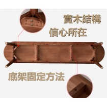 芬蘭松木 學校傢私實木長凳(可配拆洗式坐墊)100/120/140cm (IS8756)
