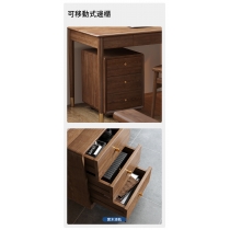 北歐實木白蠟木 書枱 電腦枱 100/120cm (IS8763)