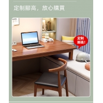 日式實木橡木系列 實木窗台書桌 高低台 80cm/100cm/120cm/140cm(IS8765)