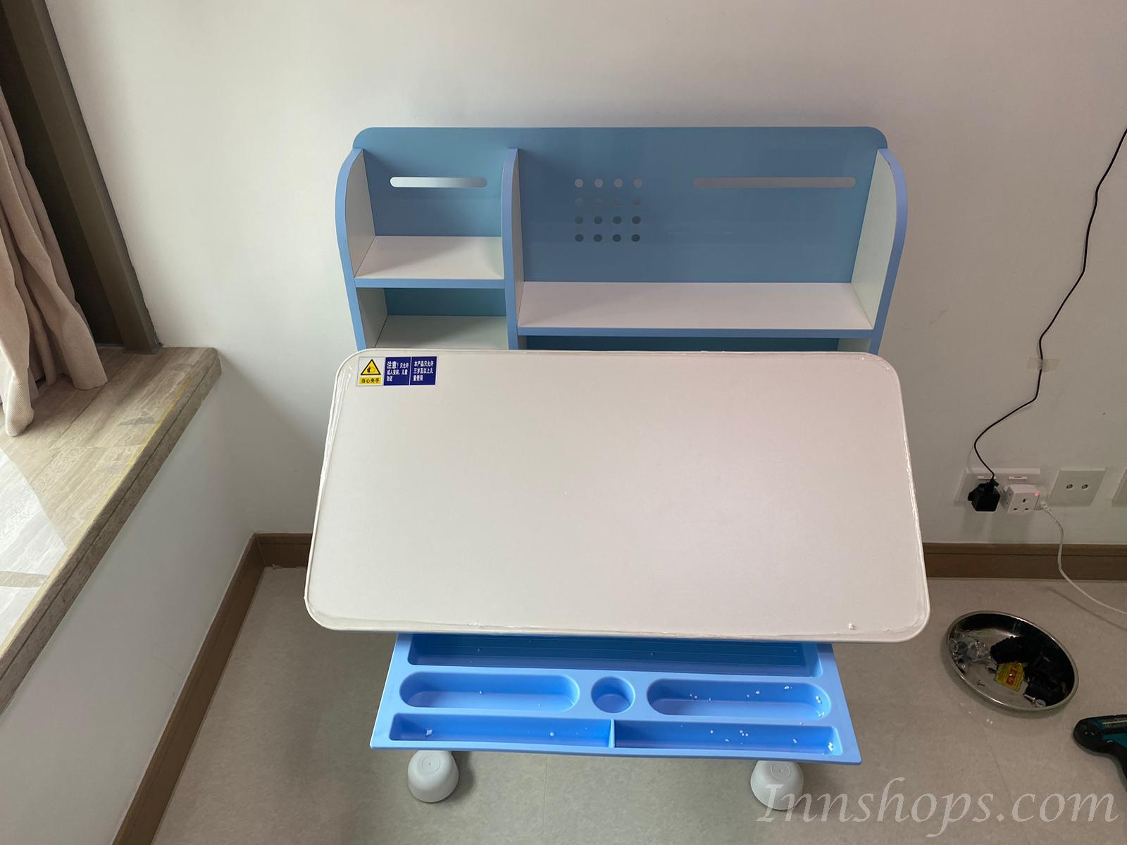 兒童皇國 學校家具 可升降 書台椅桌子套裝80cm（IS8467）