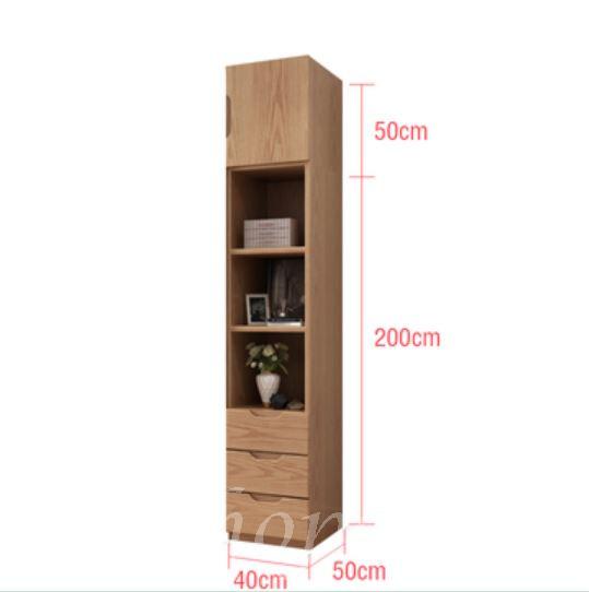 北歐實木紅橡木 衣櫃40cm/60cm/80cm/120cm(IS8783)