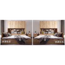 北歐摩登系列 衣櫃床*4呎/5呎/6呎 (不包床褥) (IS4958)