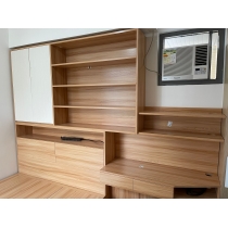 訂造傢俬書枱頂櫃衣櫃床連妝台組合*可自訂呎吋 (不包床褥)(IS7234)