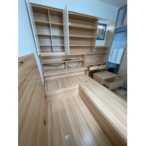 訂造傢俬書枱頂櫃衣櫃床連妝台組合*可自訂呎吋 (不包床褥)(IS7234)