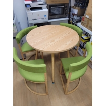 時尚系列 學校家具簡約小圓桌可收納桌椅子 80cm (IS8265)