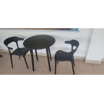 戶外學校家具室外休閒碳鋼桌 外擺餐桌椅子60cm/70cm/80cm/120cm/150cm(IS8327）