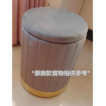 北歐輕奢收納儲物小圓凳 梳妝台凳34cm（IS8720）