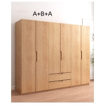 北歐實木紅橡木 衣櫃40cm/60cm/80cm/120cm(IS8783)
