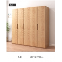 北歐實木紅橡木 衣櫃40cm/60cm/80cm/120cm(IS8783)
