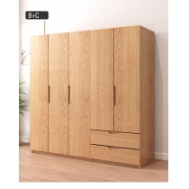北歐實木紅橡木 衣櫃40cm/60cm/80cm/120cm(IS8783)