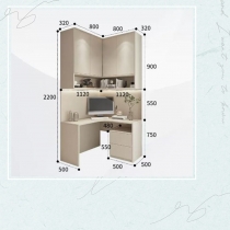 北歐格調 轉角L形書台 電腦桌112cm/152cm(IS8805)