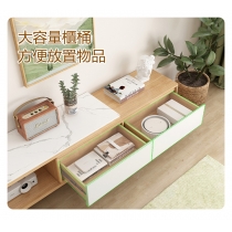 日式こだわる系列 伸縮電視櫃  /岩板茶几電視櫃組合 (IS8822)