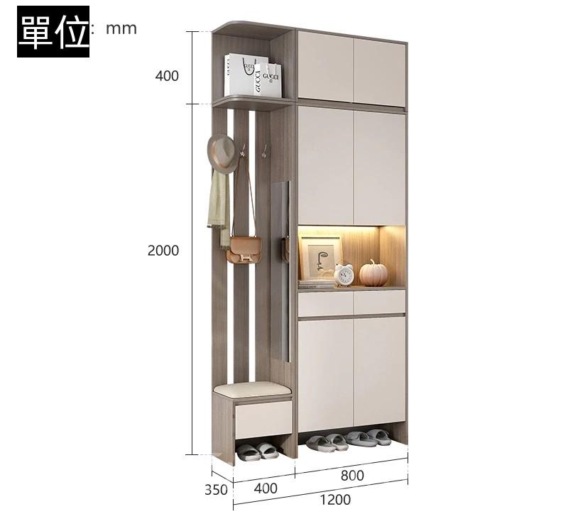 北歐格調 大容量鞋櫃 屏風櫃坐凳 玄關櫃 80cm/120cm/160cm(IS8833)