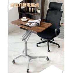 學校傢私鋁合金氣動升降枱/電腦桌/辦公室枱 72x59cm (IS8834)
